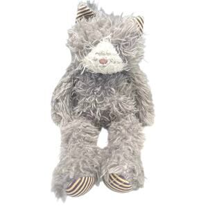 Bunnies By The Bay Purr-Ty Kitty Scraggly Kitten Cat Retired With All Tags 12”